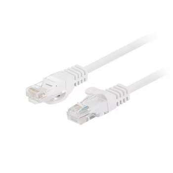 Lanberg Cat5e U/UTP patchkabel RJ45, 0,25 m, vit, 10-pack