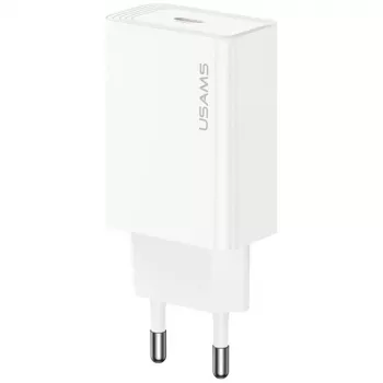 Usams laddare T69 20W USB-C vit