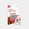 Uniross Max Power alkaliska batterier AAA / LR03 1300mAh, 4 st
