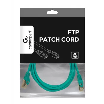 Gembird Cat6 F/UTP patchkabel RJ45, 2 m, grön