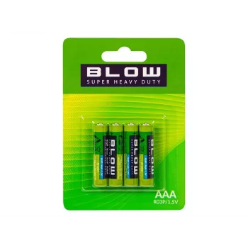 BLOW batteri AAA R03P Super Heavy Duty blister 4 st