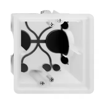 Gira enhetsdosa 1-fack, lufttät, platt, System 70 (375400)