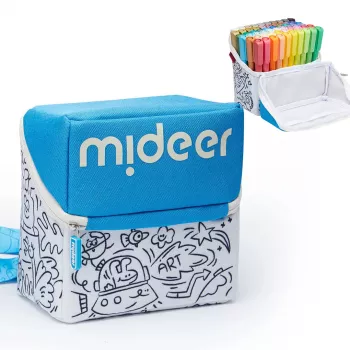 mideer akrylpenseltusch i etui, 60 färger