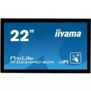 iiyama ProLite TF2234MC-B3X 21,5 inch (54,61 cm) PCAP 10-punkts pekskärm, IPS, 1920x1080, VGA, DVI