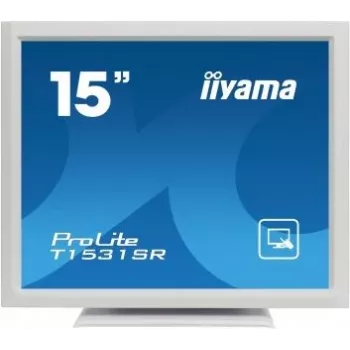 iiyama ProLite T1531SR-W3 15 inch (38,1 cm) resistiv pekskärm, 4:3, 1024x768, DVI, vit