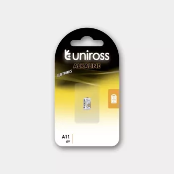 Uniross A11 alkaliskt batteri, 1 st.