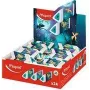 Maped Pyramide DRAGON suddgummi i plast, vit, trekantig, ftalat- och PVC-fri, 24-display (119527)
