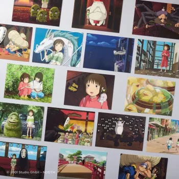 Studio Ghibli postkortsset – Spirited Away (30 st.)