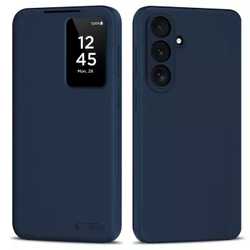 Tech-Protect Smart Wallet-skal för Samsung Galaxy S26 FE, marinblå