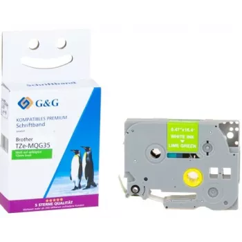 G&G märkband kompatibelt med Brother TZe-MQG35