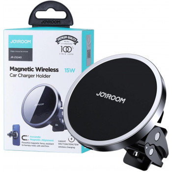 Joyroom JR-ZS240 magnetisk bilhållare med 15W Qi-trådlös laddare, MagSafe