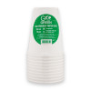 Gogreen Go Green miljövänliga muggar 350 ml, 10 st, vit