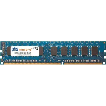 PHS-minne 8GB DDR3 1600MHz ECC UDIMM minne baserat på Hynix HMT41GU7AFR8A-PB, PC3L-12800E, 1,35 V (SP258938)