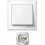 MERTEN jumbobrytare MEG3341-1419, termoplast, polarvit, AC 250 V