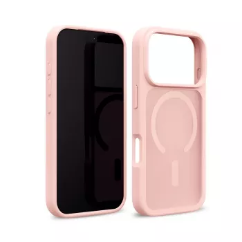 Crong Matte Magnetic MagSafe-skal för iPhone 18 Pro Max / 17 Pro Max, rosa