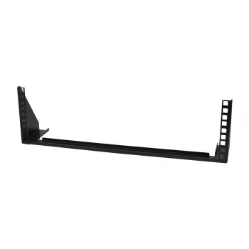 Allnet SMW-serie 19 tums väggfäste, 3U, 142 mm djup, svart (ALL-SMW3USCHWARZ)