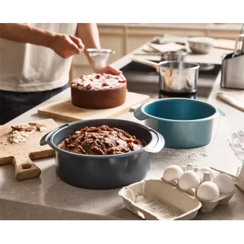 Joseph Joseph Nest Bake 2 st., rund blå bakform