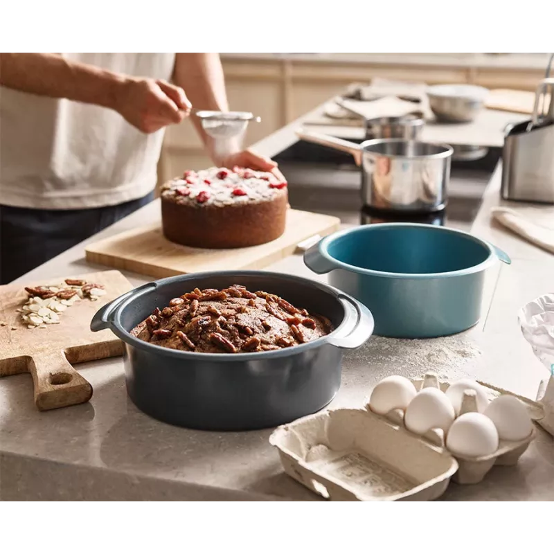Joseph Joseph Nest Bake 2 st., rund blå bakform