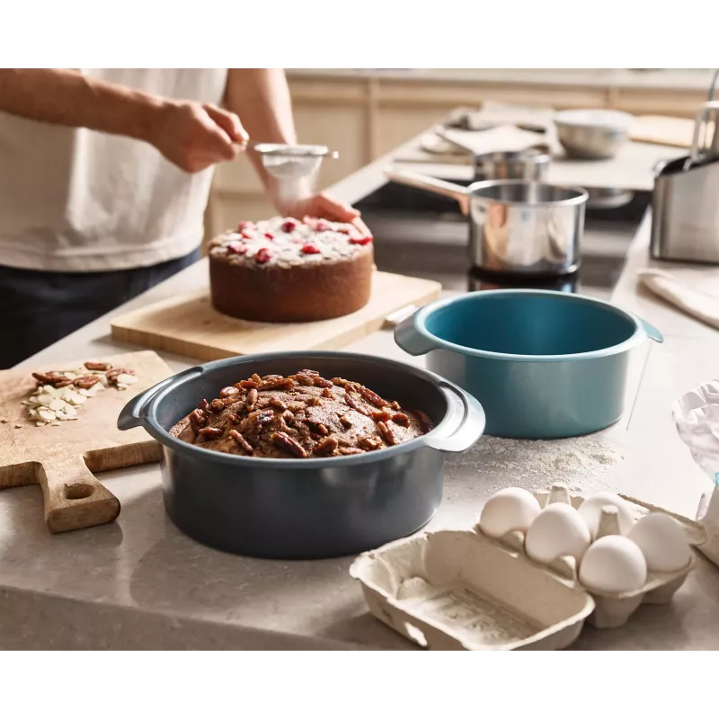 Joseph Joseph Nest Bake 2 st., rund blå bakform