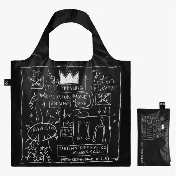 LOQI Basquiat väska – Crown svart