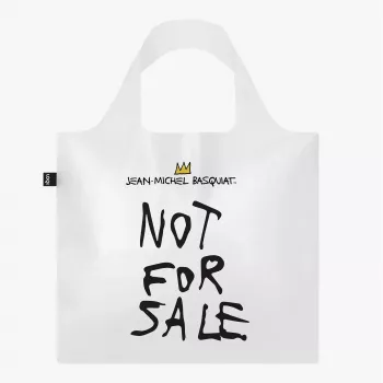 LOQI Basquiat väska – Not for Sale (halvtransparent)