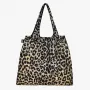 Fällbar påse LOQI – leopard dusk