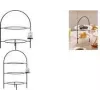 Ritzenhoff & Breker TJÄNA 3-stegs serveringsställ, svart metall, (B)230 x (D)170 x (H)370 mm