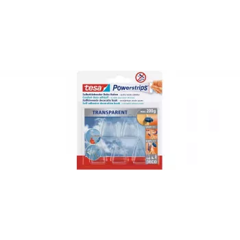 tesa Powerstrips® DECO krok SMALL, transparent, 15 st (58900)