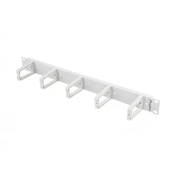 Lanberg 19 inch 1U kabelhanteringspanel, typ B - grå (AK-1202-S)