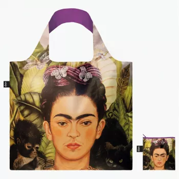 LOQI Frida Kahlo väska – Self Portrait with Hummingbird (Q_FK.SP.R)