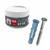 TOX AQUA STOP PRO 014271021 plugg med skruvar Ø 8 mm x 50 mm, 40 st.