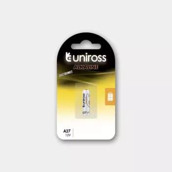 Uniross A27 alkaliskt batteri, 1 st.