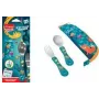Maped PICNIK bestickset JUNGLE FEVER 3-delat turkos med etui rostfritt stål ABS