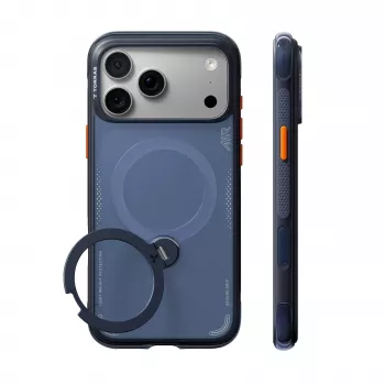 TORRAS Ostand Q3 Air – skal för iPhone 18 Pro / 17 Pro, kompatibelt med MagSafe (deep blue)