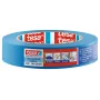 tesa Precision Crepe 4440 Outdoor UV PLUS maskeringstejp, slät, blå, 50 m x 25 mm
