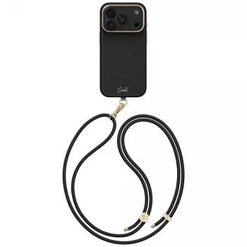 UNIQ Coehl Mirelle skal för iPhone 18 Pro / 17 Pro magnetisk laddning svart
