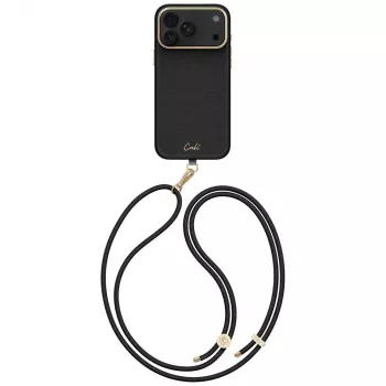UNIQ Coehl Mirelle skal för iPhone 18 Pro Max / 17 Pro Max, magnetisk laddning, svart
