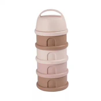 BEABA mjölkpulverbehållare, 4 fack, ”Cotton Candy”