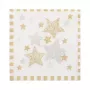 PAPSTAR servetter Stardust vita, guld 3-lagiga 33,0 x 33,3 cm, 100 st