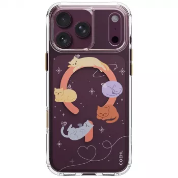 UNIQ Coehl Elysie skal för iPhone 18 Pro Max / 17 Pro Max, magnetisk laddning, Whiskered Dreams