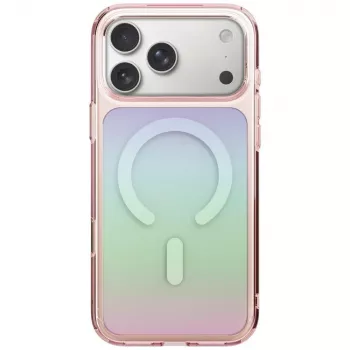 UNIQ Coehl Estelle skal för iPhone 18 Pro / 17 Pro, magnetisk laddning, rosa