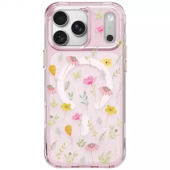 UNIQ Coehl Evie skal för iPhone 18 Pro Max / 17 Pro Max, magnetisk laddning, rosa