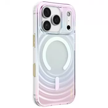 UNIQ Coehl Vela skal för iPhone 18 Pro /17 Pro magnetisk laddning opal
