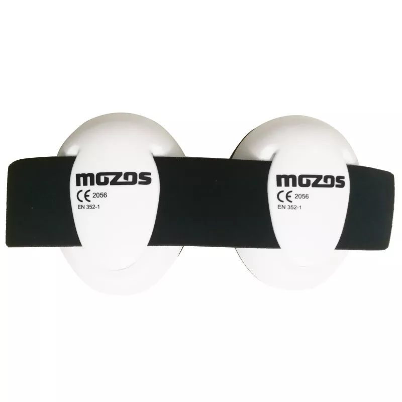 Mozos MKID-1-WHITE hörselskydd för bebisar, vit