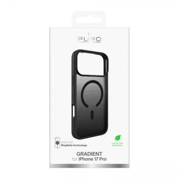 Puro Gradient - case for iPhone 17 Pro compatible with MagSafe (black)