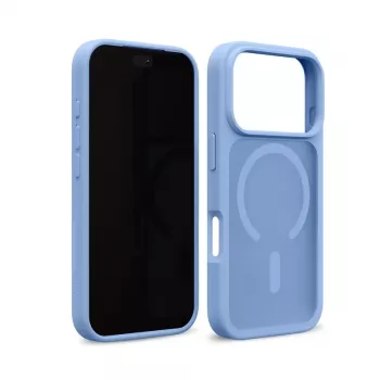 Crong Matte Magnetic MagSafe-skal för iPhone 18 Pro / 17 Pro, blå