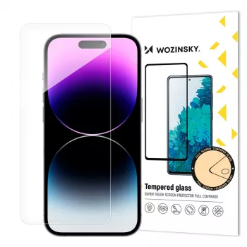 Wozinsky 9H skärmskydd för Apple iPhone 15 Pro Max, transparent