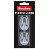 Sauber oval krok, 2 st., 3 x 4,7 cm, transparent