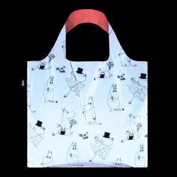 LOQI Moomin väska – Family Pattern (reflekterande)