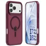 3mk Hardy Hazy MagCase för Apple iPhone 17 Pro Max / 18 Pro Max, vinröd